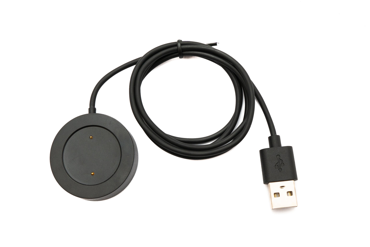 SYSTEM-S USB 2.0 Kabel 100 cm Ladestation für Xiaomi Haylou RS3 LS04 Smartwatch Schwarz