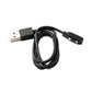 USB 2.0 cable 60 cm charging cable for Xiaomi Haylou GST LS09B in black