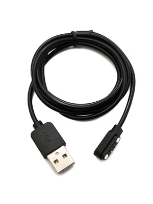 SYSTEM-S USB 2.0 Kabel 100 cm Ladekabel für Xiaomi Haylou RT2 LS10 in Schwarz