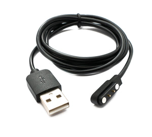 Cable USB 2.0 cable de carga de 100 cm para Xiaomi Haylou RT2 LS10 en color negro