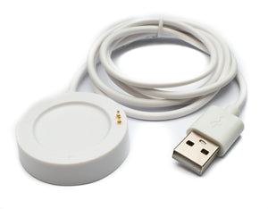 Cable USB 2.0 Estación de carga de 100 cm para smartwatch Xiaomi Watch S2 42 de 46 mm en color blanco