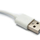 Cable USB 2.0 Estación de carga de 100 cm para smartwatch Xiaomi Watch S2 42 de 46 mm en color blanco