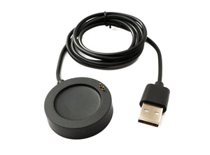 SYSTEM-S USB 2.0 Kabel 100 cm Ladestation für Xiaomi Watch S2 42 46 mm Smartwatch Schwarz