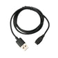 SYSTEM-S USB 2.0 cable 100 cm charging cable for Coros Pace2, Apex Pro 42, Vertix 2 in black