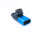 SYSTEM-S USB 3.1 adapter charging adapter for Coros Pace2, Apex Pro 42, Vertix 2 cable in blue