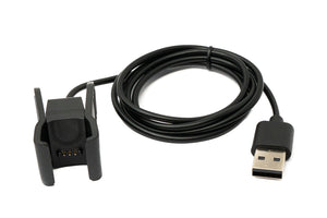 SYSTEM-S USB 2.0 Kabel 100 cm Ladekabel für Amazon Halo 2 View Smartwatch in Schwarz