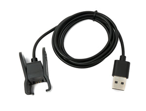 SYSTEM-S USB 2.0 Kabel 100 cm Ladekabel für Amazon Halo 2 View Smartwatch in Schwarz