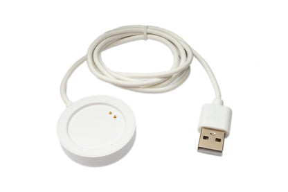 Cable USB 2.0 Estación de carga de 93 cm para smartwatch OnePlus Watch en color blanco