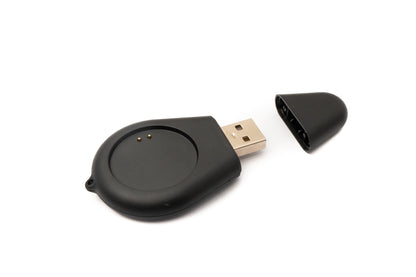 SYSTEM-S USB 2.0 Adapter Ladestation für OnePlus Watch Smartwatch Kabel in Schwarz