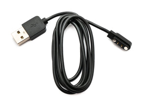 Cable USB 2.0 Cable de carga de 95 cm para smartwatch OnePlus Nord Watch en color negro