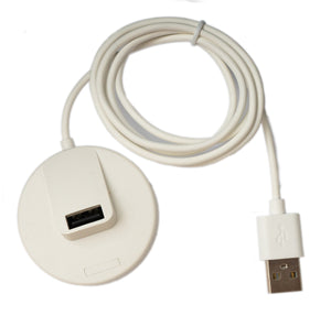 USB 2.0 cable 93 cm charging station for OnePlus Watch smartwatch in white