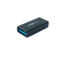 SYSTEM-S USB 3.1 Adapter Typ C Buchse zu 3.0 A Buchse Adapter 5 Gbit/s in Schwarz