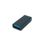 SYSTEM-S USB 3.1 Adapter Typ C Buchse zu 3.0 A Buchse Adapter 5 Gbit/s in Schwarz