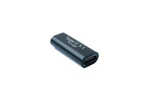 Adaptateur SYSTEM-S USB 3.1 Adaptateur type C femelle vers femelle 5 Gbit/s en noir