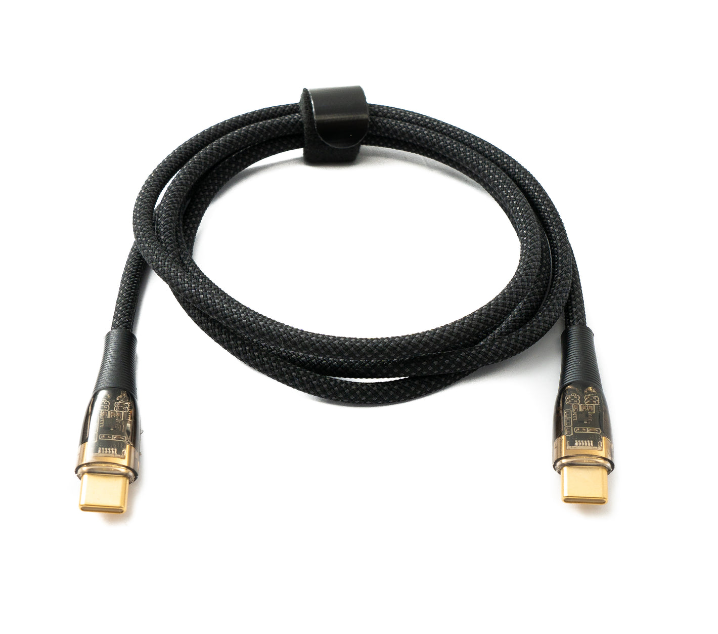 SYSTEM-S USB 3.1 Gen 2 Type C Cable 120 cm Male to Male 10 Gbit/s 100W Adapter Black