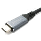 SYSTEM-S USB4 120 cm Kabel Typ C Stecker zu Stecker Winkel 40 Gbit/s 240 W USB 4.0 Kabel Adapter