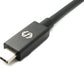 SYSTEM-S Thunderbolt 4 100 cm Kabel Typ C Stecker zu Stecker 40 Gbit/s 240 W Kabel Adapter