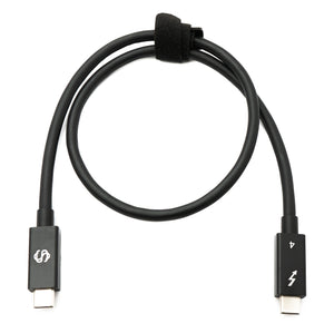 SYSTEM-S Thunderbolt 4 50 cm Kabel Typ C Stecker zu Stecker 40 Gbit/s 240 W Kabel Adapter