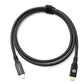 SYSTEM-S USB4 100 cm Kabel Typ C Stecker zu Stecker 40 Gbit/s 240 W USB 4.0 Kabel Adapter