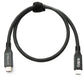 SYSTEM-S USB4 50 cm Kabel Typ C Stecker zu Stecker 40 Gbit/s 240 W USB 4.0 Kabel Adapter