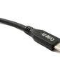 SYSTEM-S USB4 50 cm Kabel Typ C Stecker zu Stecker 40 Gbit/s 240 W USB 4.0 Kabel