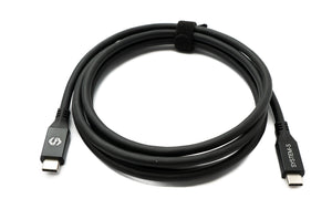 SYSTEM-S USB4 200 cm Cable Type C Male to Male 40 Gbit/s 240 W USB 4.0 Cable Adapter