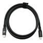 SYSTEM-S USB4 200 cm Kabel Typ C Stecker zu Stecker 40 Gbit/s 240 W USB 4.0 Kabel Adapter