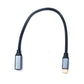 SYSTEM-S USB 3.2 Gen 2 Kabel 25 cm Typ C Stecker zu Buchse 20 Gbit/s 100 W 20 A