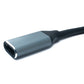 SYSTEM-S USB 3.2 Gen 2 Kabel 25 cm Typ C Stecker zu Buchse 20 Gbit/s 100 W 20 A