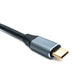 SYSTEM-S USB 3.2 Gen 2 Kabel 25 cm Typ C Stecker zu Buchse 20 Gbit/s 100 W 20 A