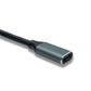SYSTEM-S USB 3.1 Gen 2 Kabel 50 cm Typ C Stecker zu Buchse 10 Gbit/s 100W
