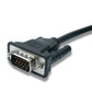 SYSTEM-S VGA Kabel 10 m HD15 Stecker zu Stecker Panel Mount Schraube DSub 15pin Adapter