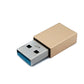 SYSTEM-S USB 3.1 Adapter Typ C Buchse zu 3.0 A Stecker 5 Gbit/s 100W in Rosa Gelb