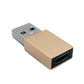 SYSTEM-S USB 3.1 Adapter Typ C Buchse zu 3.0 A Stecker 5 Gbit/s 100W in Rosa Gelb