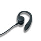 SYSTEM-S Mono In Ear Kopfhörer 115 cm AUX Klinke 2,5 mm Stecker mit Ohrhaken