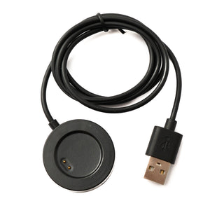 SYSTEM-S USB 2.0 Kabel 100 cm Ladestation für Realme Watch 2 Pro 2 Smartwatch in Schwarz