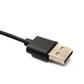 Cable USB 2.0 Estación de carga de 100 cm para smartwatch Realme Watch RMA161 en color negro