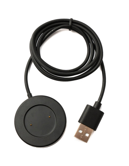 SYSTEM-S USB 2.0 Kabel 100 cm Ladestation für Realme Watch S RMA207 Smartwatch in Schwarz