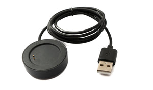 SYSTEM-S USB 2.0 Kabel 100 cm Ladestation für Realme Watch T1 RMW2102 in Schwarz