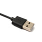 Cable USB 2.0 Estación de carga de 100 cm para Realme Watch T1 RMW2102 en color negro