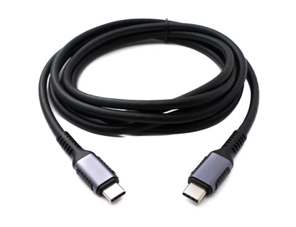 Cable USB 3.2 Gen 1 200cm Tipo C Adaptador Macho a Macho en Negro