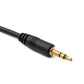 SYSTEM-S Y Audio XLR cable 100 cm 3-pin 2x plug to jack AUX 3.5 mm 3-pin TRS plug adapter