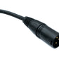 SYSTEM-S Audio XLR cable 100 cm 3-pin plug to jack AUX 6.35 mm 2-pin TS plug adapter