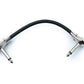 SYSTEM-S audio jack cable 15 cm AUX 6.35 mm 2-pin male to male angle adapter