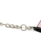 SYSTEM-S USB 3.1 adapter type C plug to 2.0 Micro B socket chain in pink