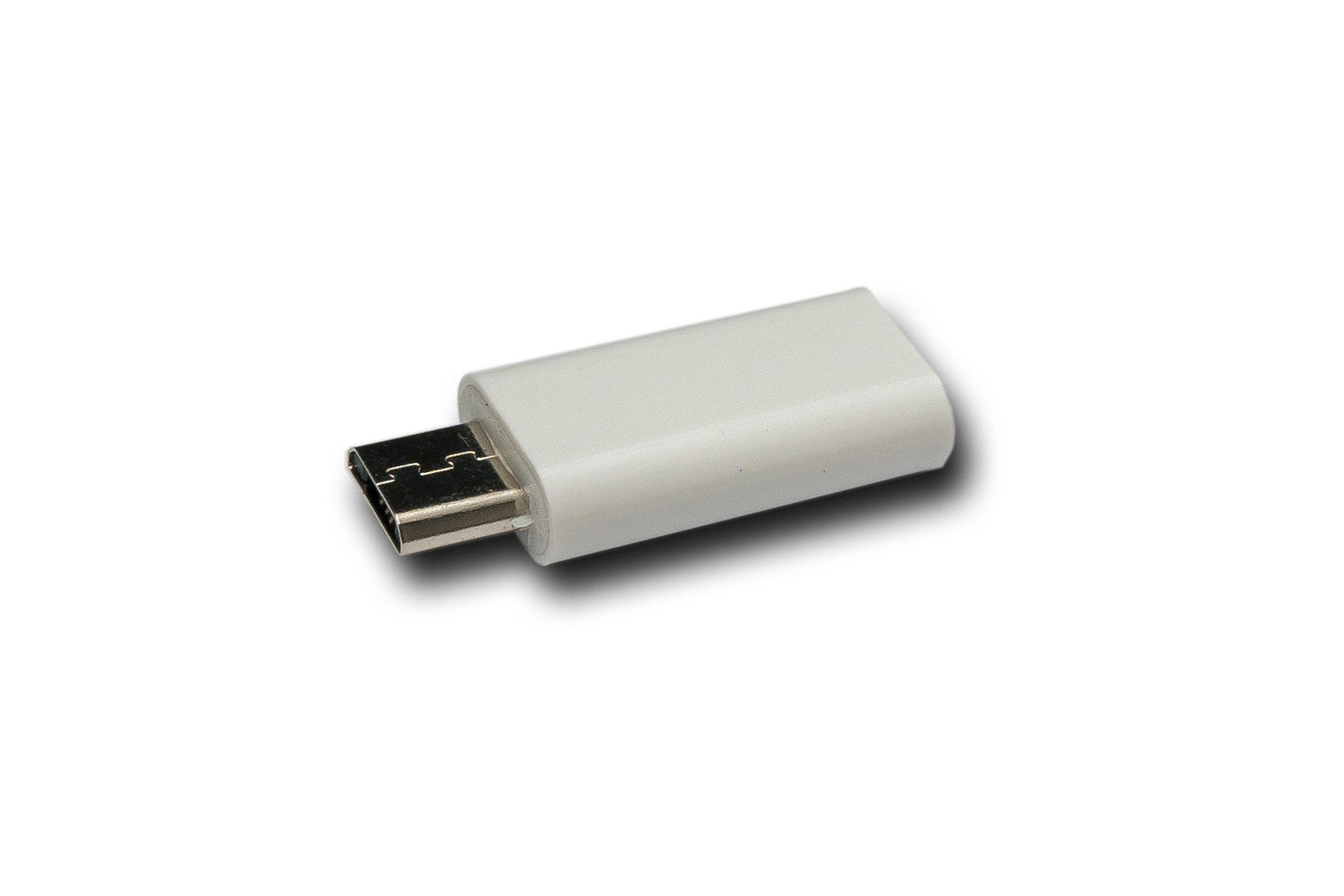 SYSTEM-S USB 3.1 Adapter Typ C Buchse zu 2.0 Micro B Stecker in Weiß