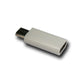 SYSTEM-S USB 3.1 adapter type C female to 2.0 Micro B male in white