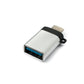 SYSTEM-S USB 3.1 Adapter Typ C Stecker zu 3.0 Typ A Buchse Schlaufe in Anthrazit