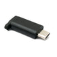 SYSTEM-S USB 3.1 adapter type C female to 2.0 Micro B male loop in black