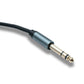 SYSTEM-S Audio Klinke Kabel 5 m AUX 6,35 mm 3 polig TRS Stecker zu Stecker Adapter